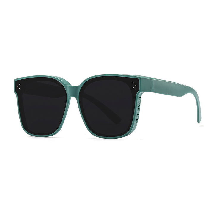 Damen modische quadratische Sonnenbrille mit UV-Schutz und komfortablen Bügeln Karnz