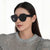 Damen Cat-Eye Sonnenbrille mit luxuriösen Designelementen Karnz