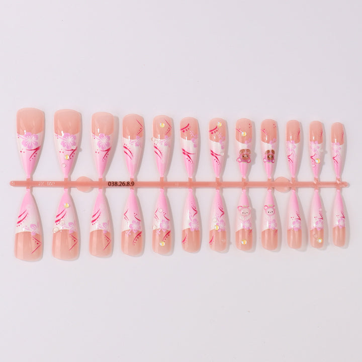 Dekorative Cartoon Nagelspitzen Karnz