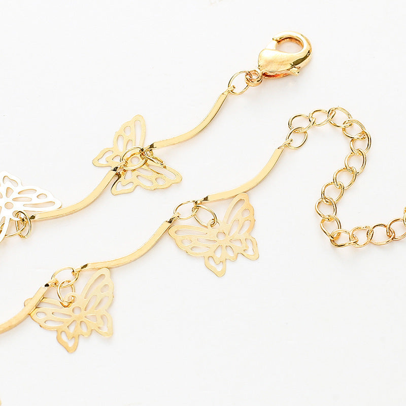 Schmetterlingsdesign Choker-Halskette Karnz