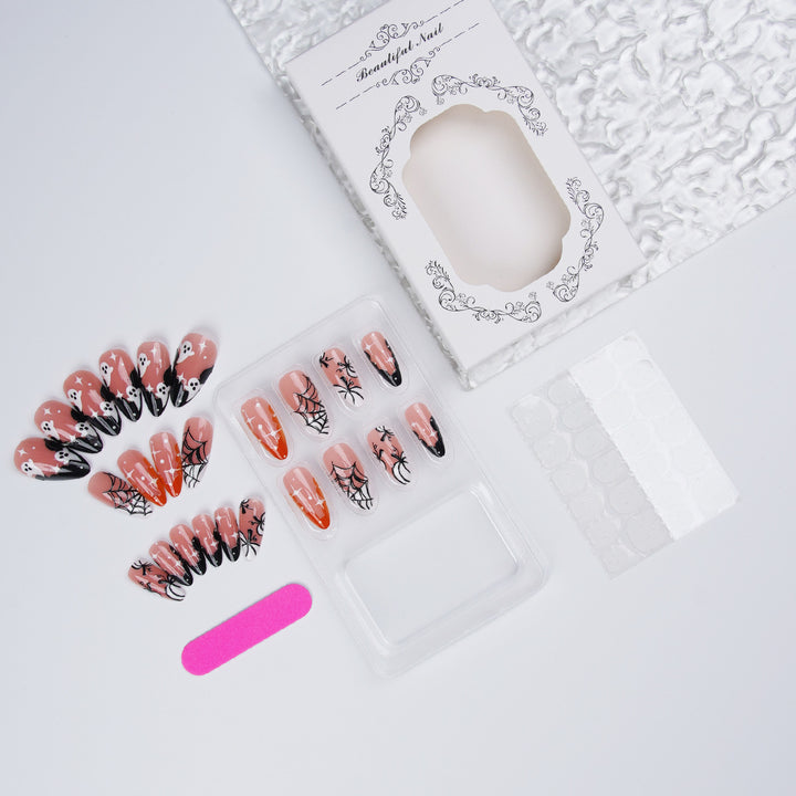Halloween Kunstnagelset mit gruseligen Motiven Karnz