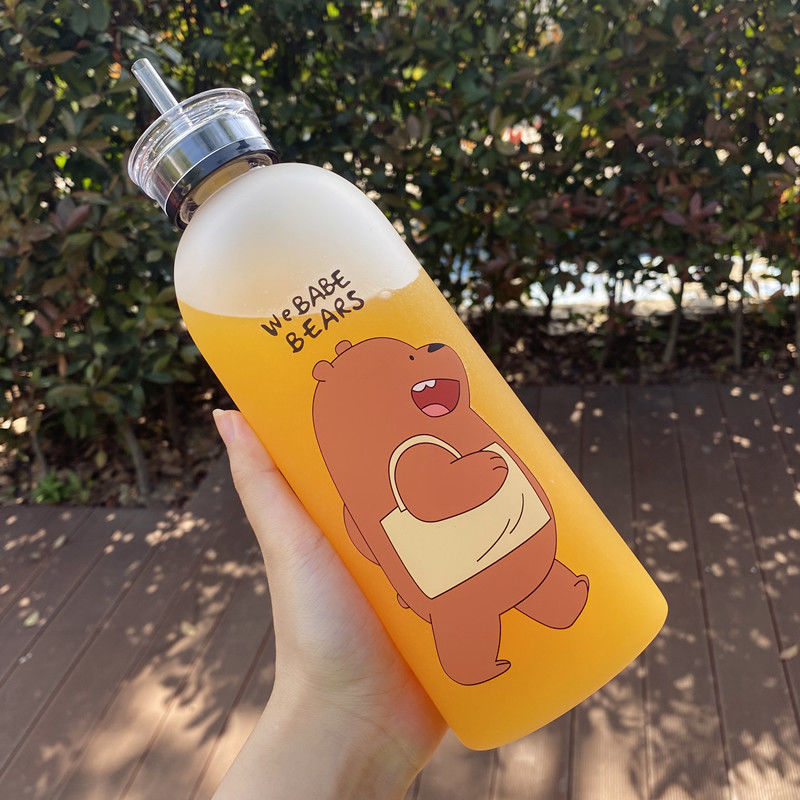 Damen kreative Trinkflasche mit verspieltem Pandadesign Karnz