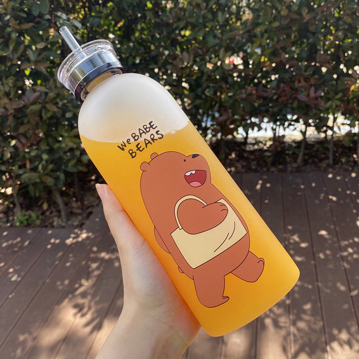 Damen kreative Trinkflasche mit verspieltem Pandadesign Karnz