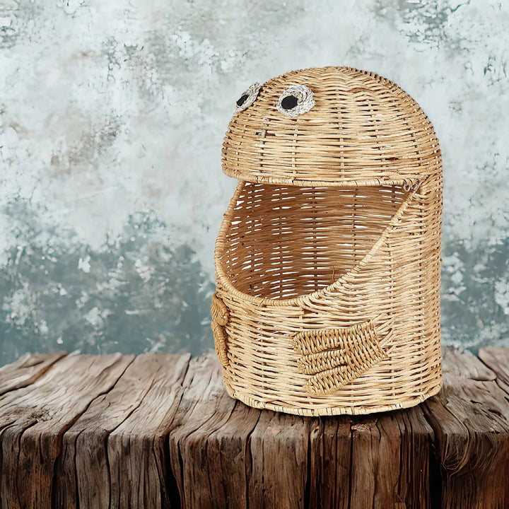 Verspielter Aufbewahrungskorb im Tierdesign Karnz