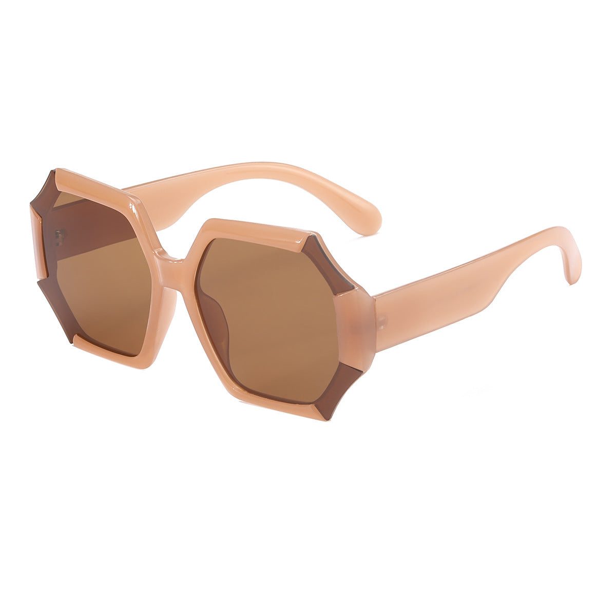 Damen exklusive Sonnenbrille im auffälligen modernen Design Karnz