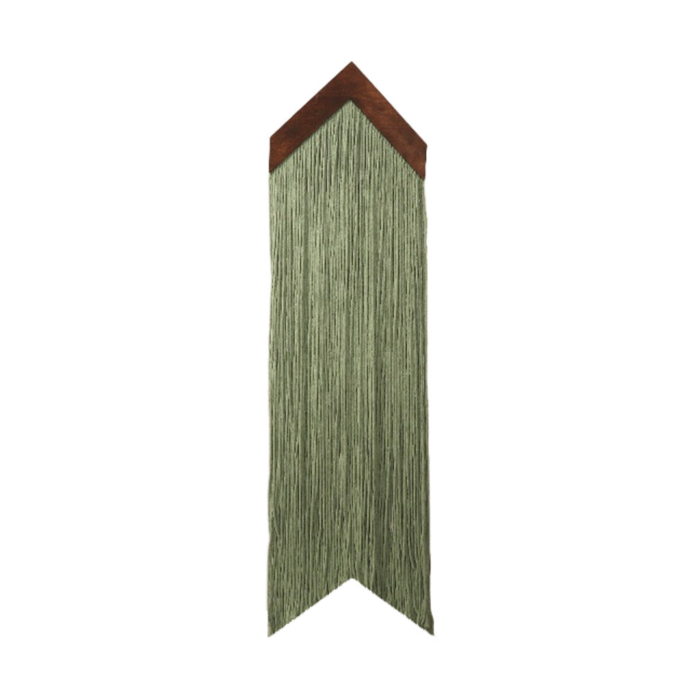 Makramee Wanddeko mit Wolkenmotiv Karnz