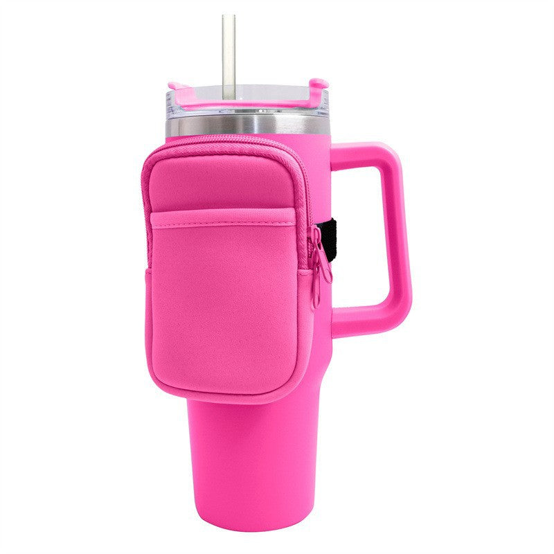 Unisex Getränkehalter mit praktischer Tasche Karnz