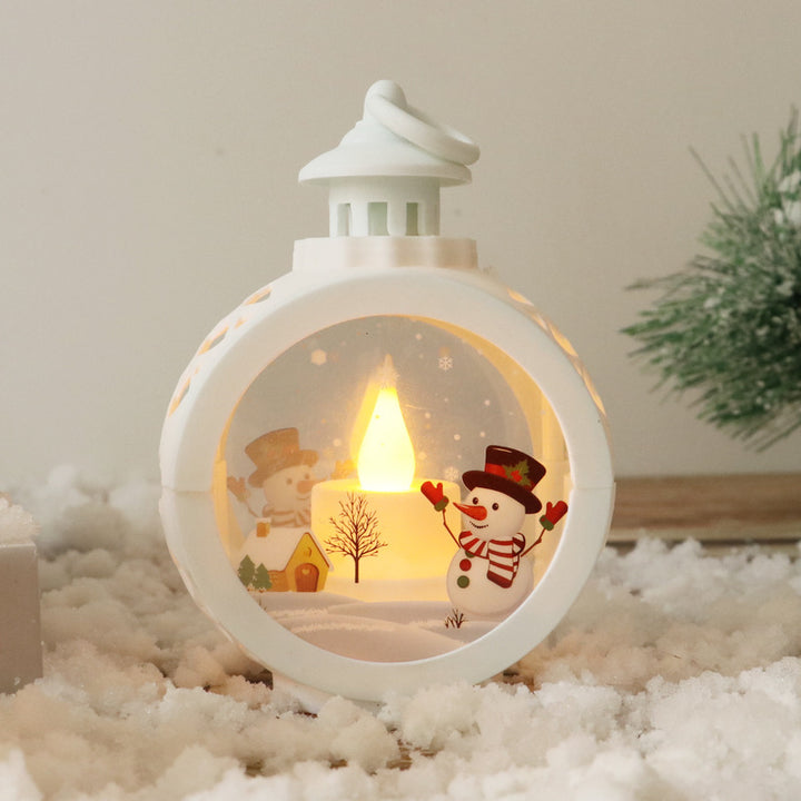 Weihnachtslaterne mit LED Beleuchtung