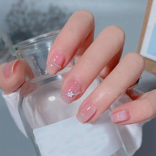 Glitzerndes Nagelkunst Press-On Set