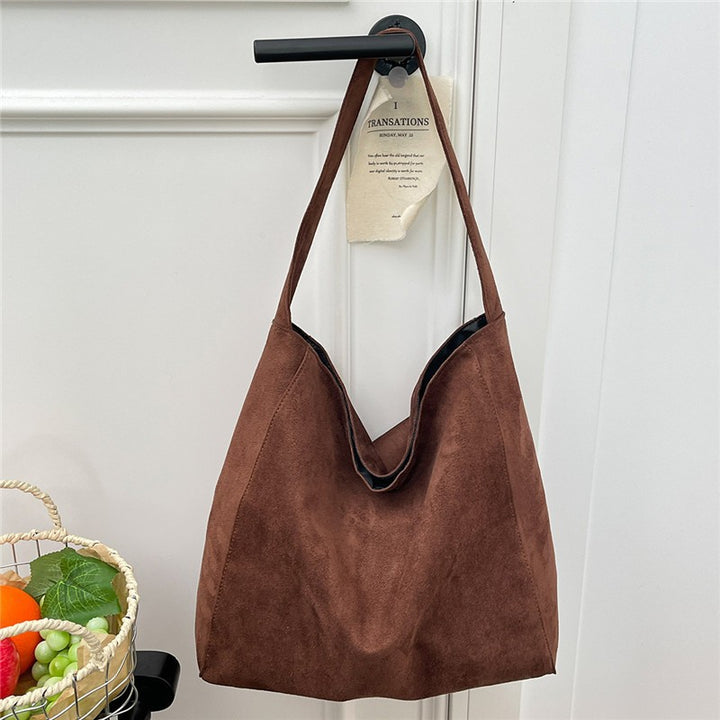 Wildleder Slouchy Tote Tasche