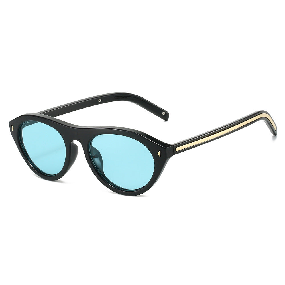 Retro-inspirierte geometrische Sonnenbrille Karnz