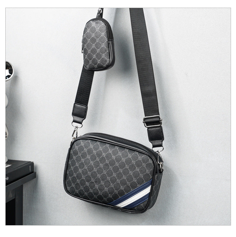 Multifunktionale Crossbody-Tasche mit Abnehmbarer Klein-Tasche Karnz