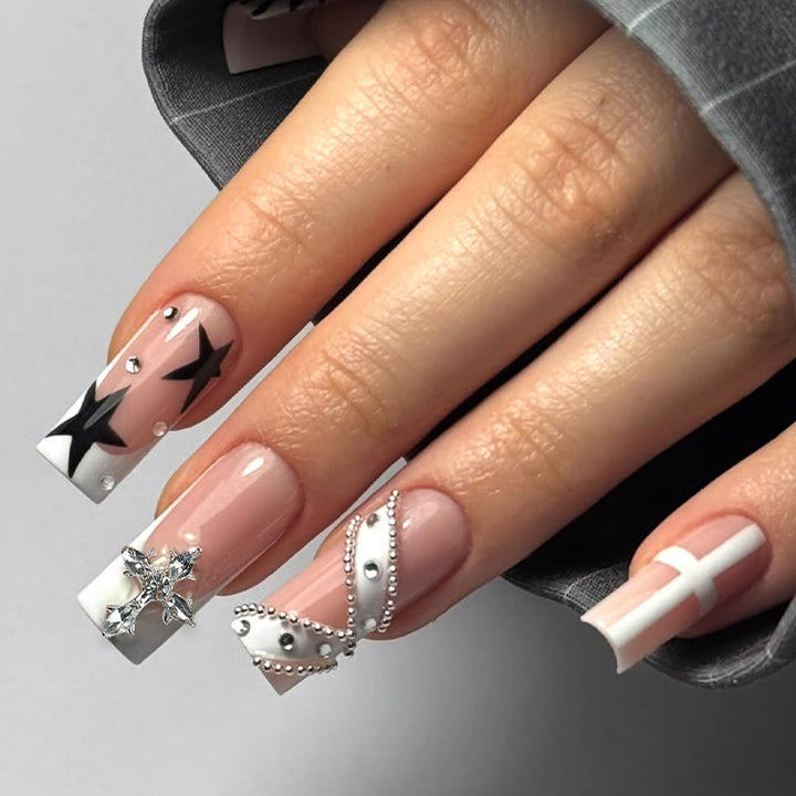 Elegantes Press-On Nail Art Kit Karnz