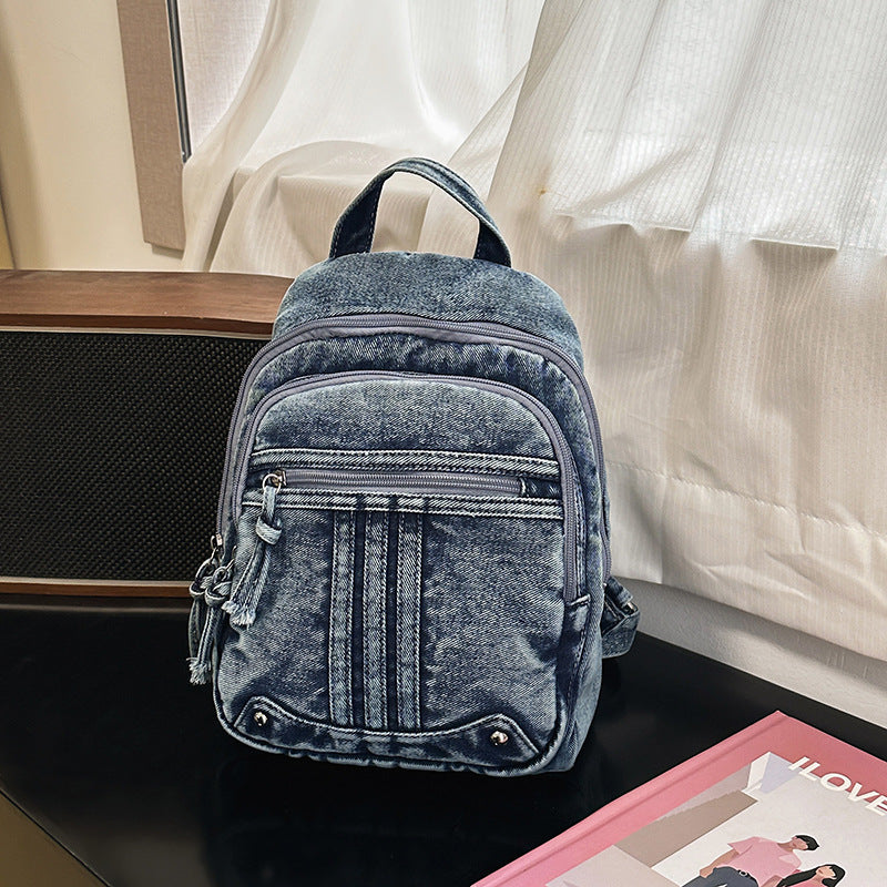 Multifunktionaler Denim-Rucksack Karnz