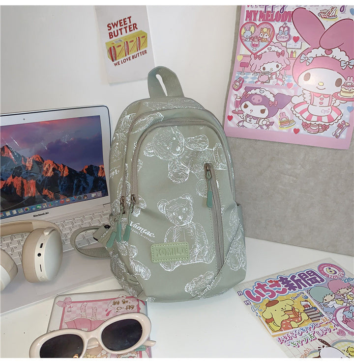 Verspielter Grafik Mini Rucksack