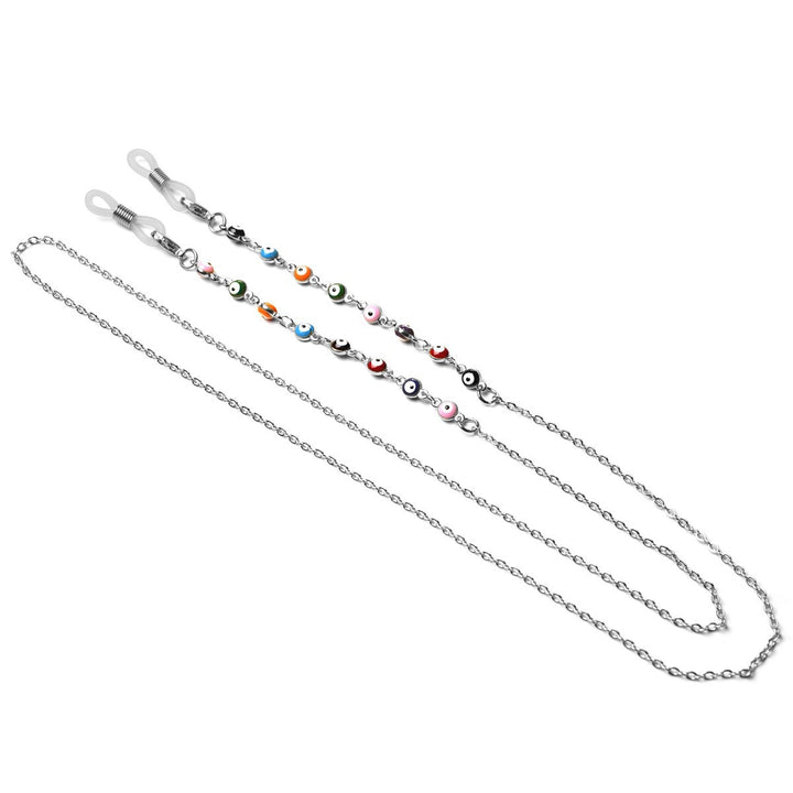 Bunte Charm Brille Kette Karnz