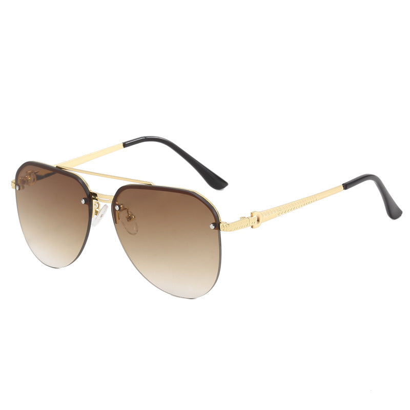 Damen elegante Piloten-Sonnenbrille mit hohem UV-Schutz und stilvollem Rahmen Karnz
