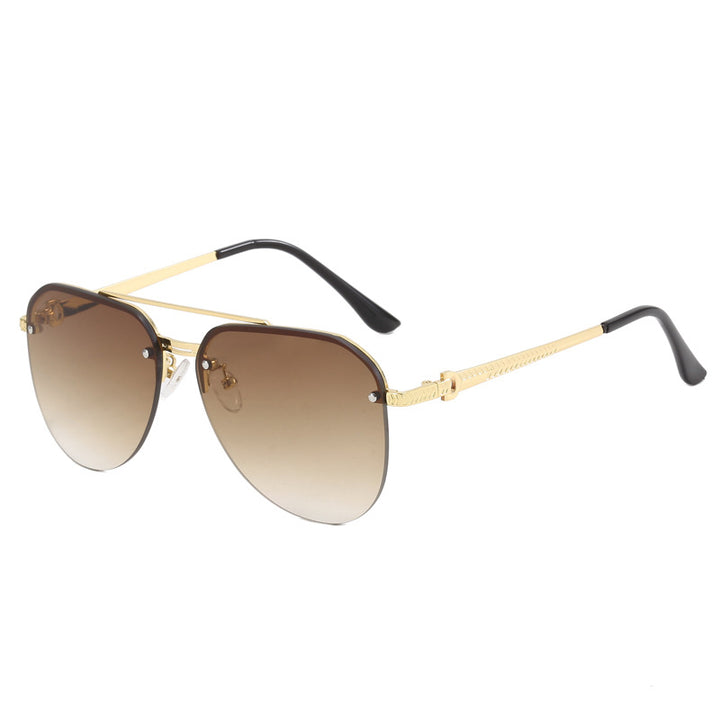 Damen elegante Piloten-Sonnenbrille mit hohem UV-Schutz und stilvollem Rahmen Karnz