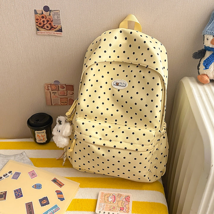 Stilvolle Punktmuster Leichte Rucksack Karnz