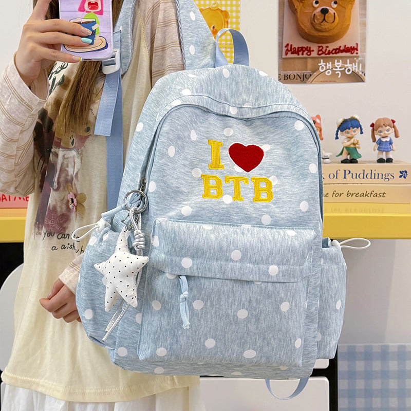 Stylischer gepunkteter Grafik-Rucksack Karnz