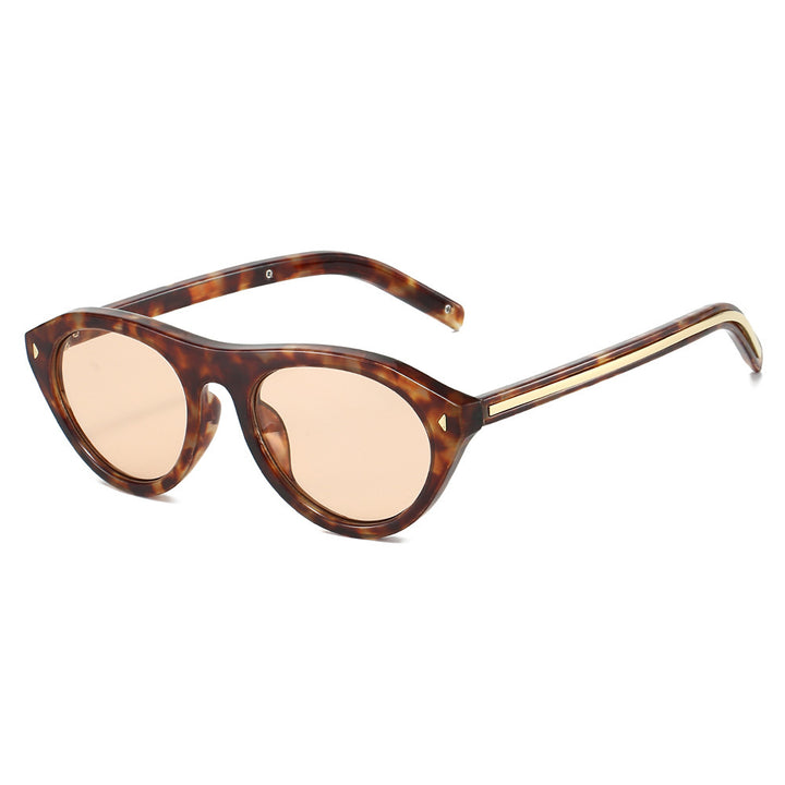 Retro-inspirierte geometrische Sonnenbrille Karnz