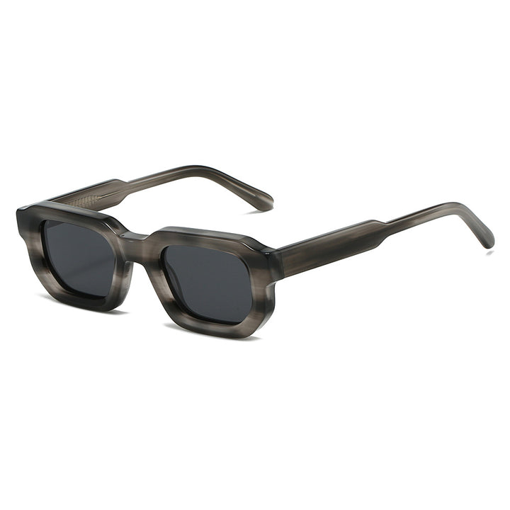 Damen moderne Sonnenbrille mit eckigem Rahmen und UV-Schutz Karnz