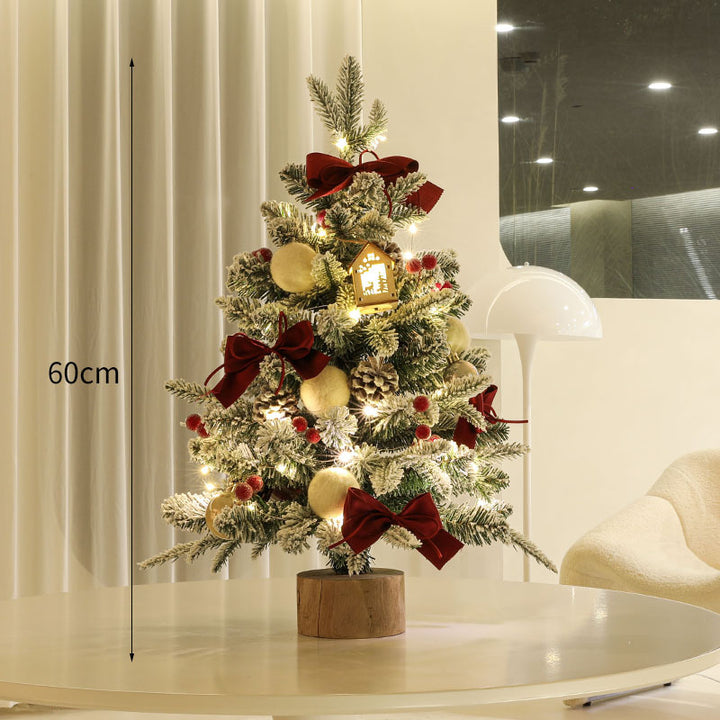 Dekorative Mini-Weihnachtsbaum mit LED-Lichtern