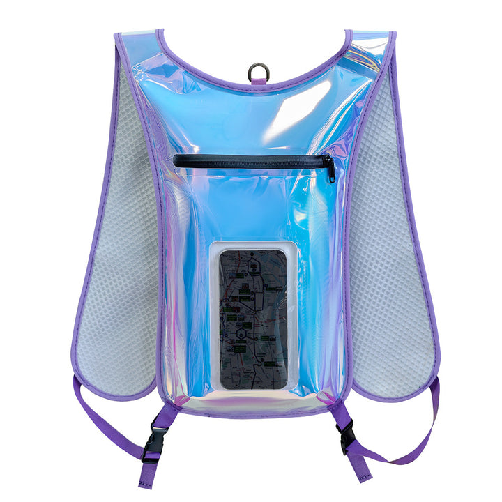 Wasserdichte Smartphone-Rucksack mit Durchsichtiger Fronttasche Karnz