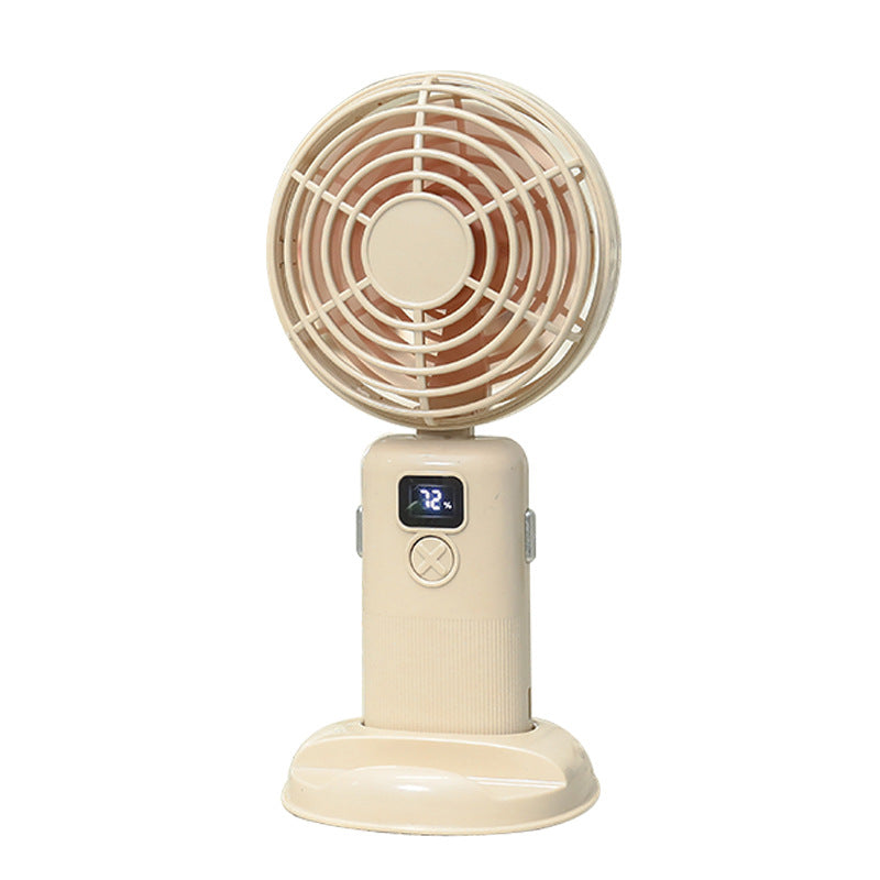 Damen Tragbarer Mini-USB-Ventilator mit LCD-Display Karnz