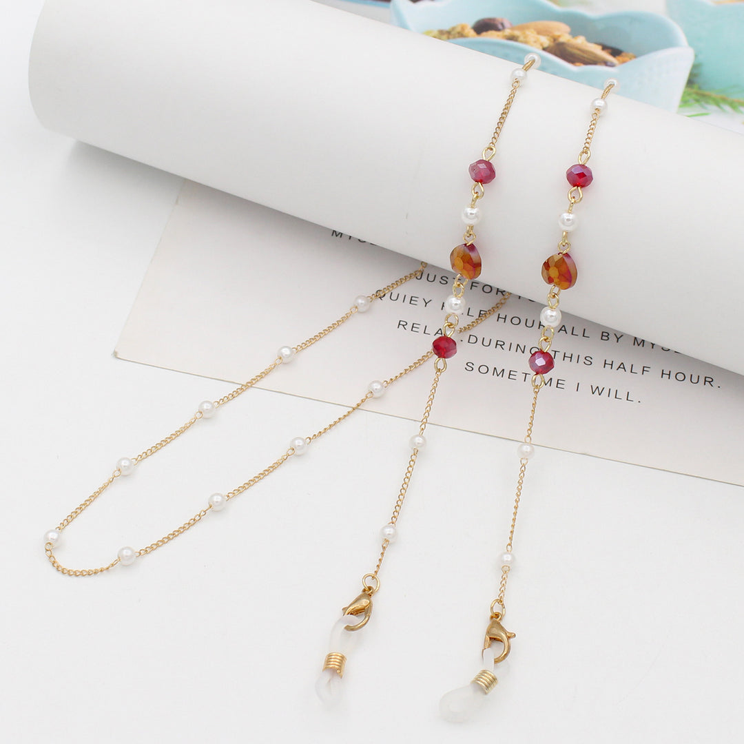 Elegante gestufte Perlenkette Karnz