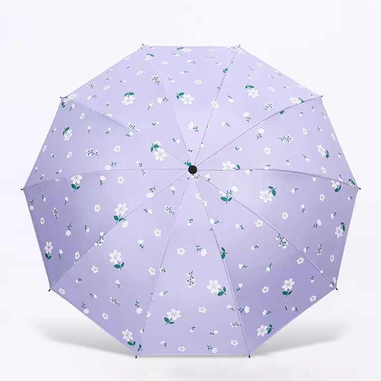 Damen Regenschirm mit floralem Design Karnz