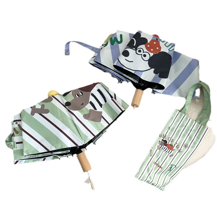 Damen kreativer Faltregenschirm mit verspieltem Tierdesign Karnz