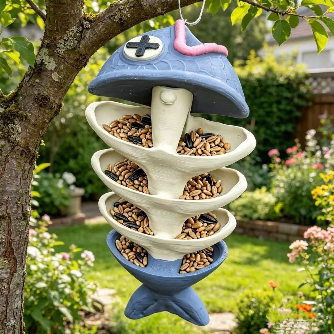 Kreativer fischförmiger Vogelhaus Karnz