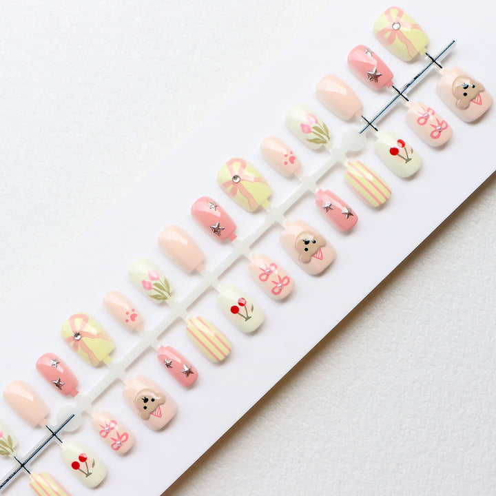 Süßes thema Nagelkunst Set Karnz
