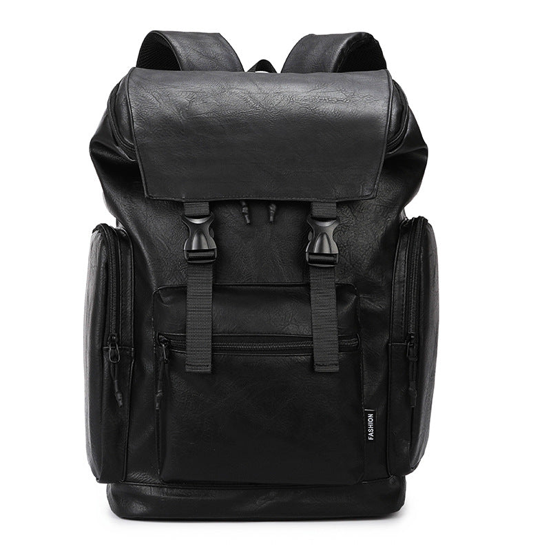 Vintage Stil Leder Rucksack Karnz