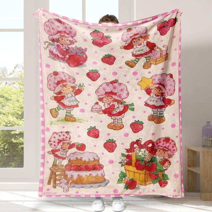 Künstlerisch von Schmetterlingen inspirierte Fleecedecke