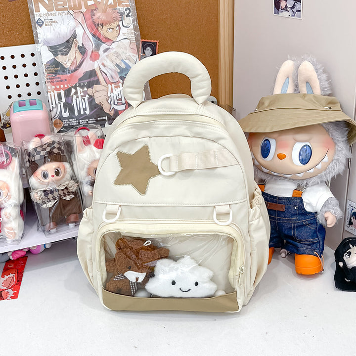 Süßer mit Sternen verzierten Mini-Rucksack Karnz