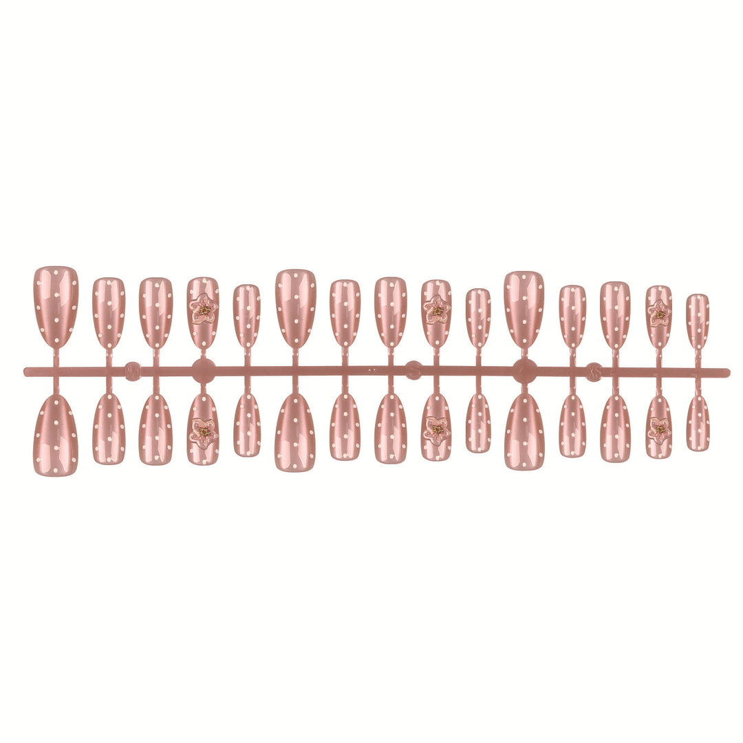 DIY Press-On-Nagelspitzen-Set mit Kleber und Feile