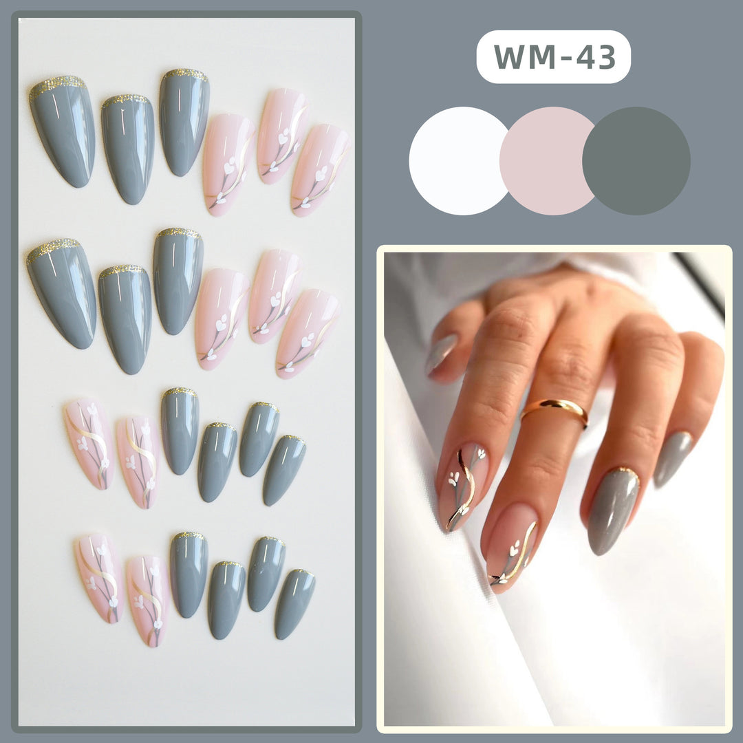 Künstlerisches Press-On Nageldesign Set