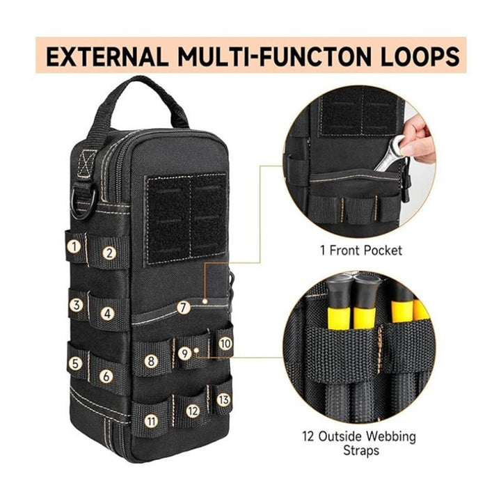 Multifunktionale Werkzeugtasche mit Abnehmbarem Trageriemen Karnz