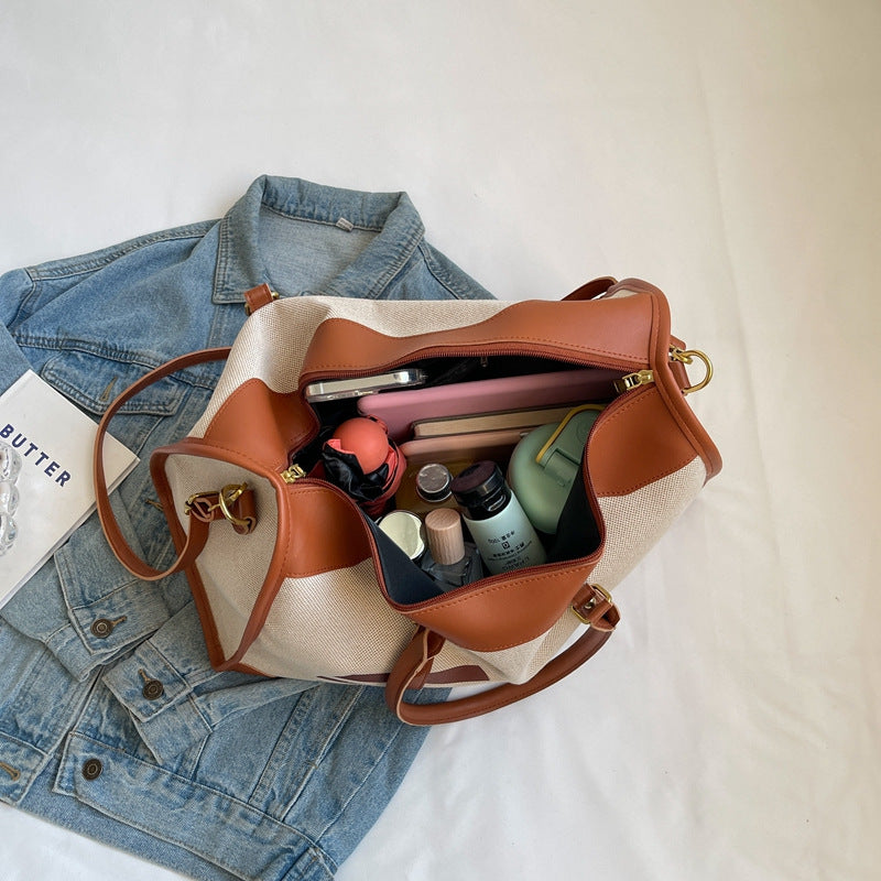 Stylische Canvas Übernachtungs-Duffel