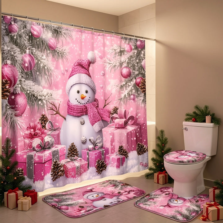 Winter-Themen Badezimmer Set Karnz