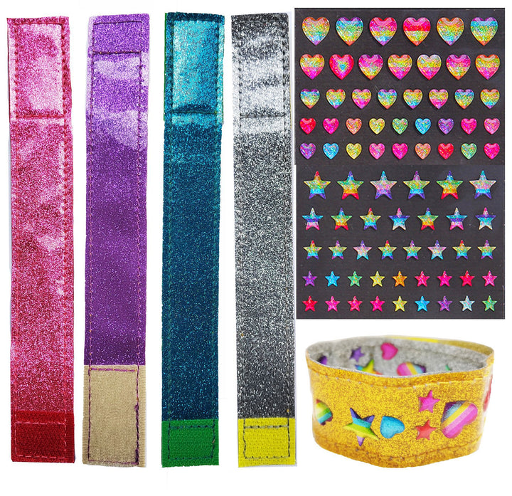 Damen Glitzernde Haarbänder Set Karnz