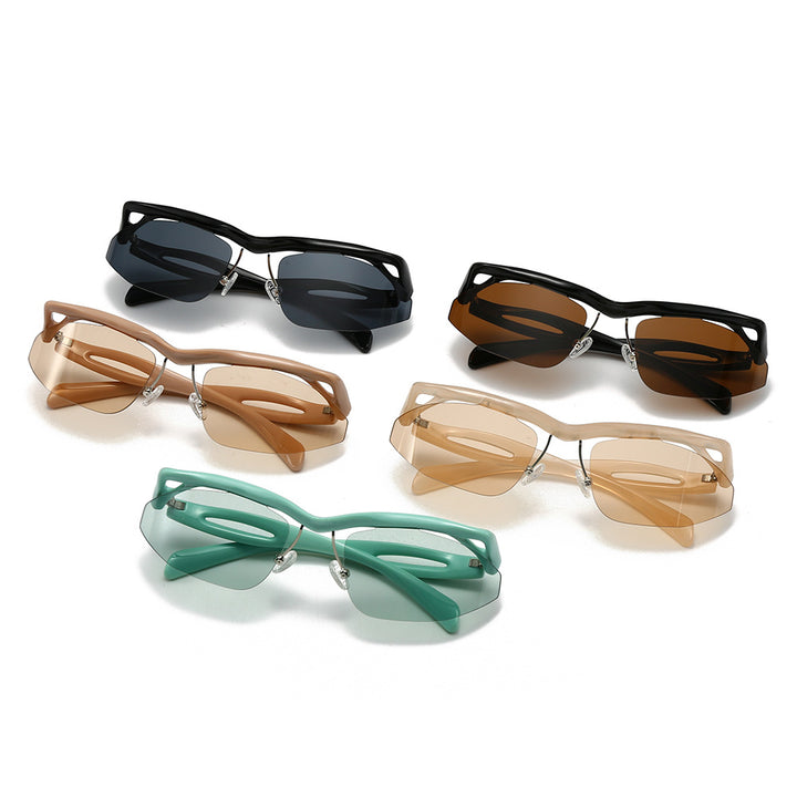 Damen Sportliche Sonnenbrille mit aerodynamischem Rahmen Karnz 1780028486