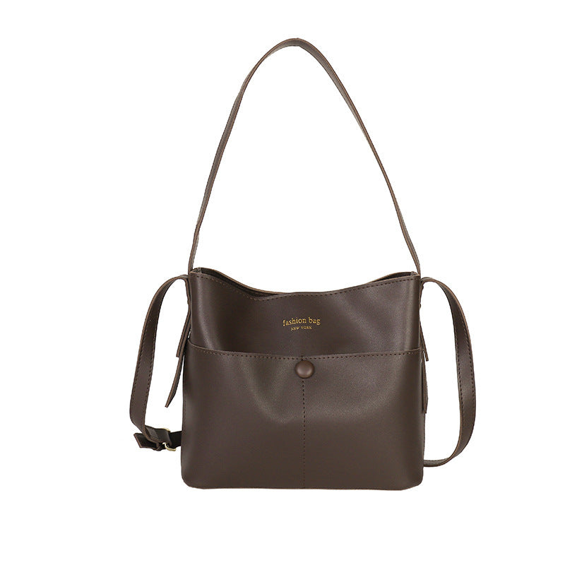Minimalistische Leder Schultertasche