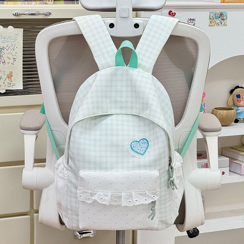 Stylischer Gepunkteter Rucksack Karnz