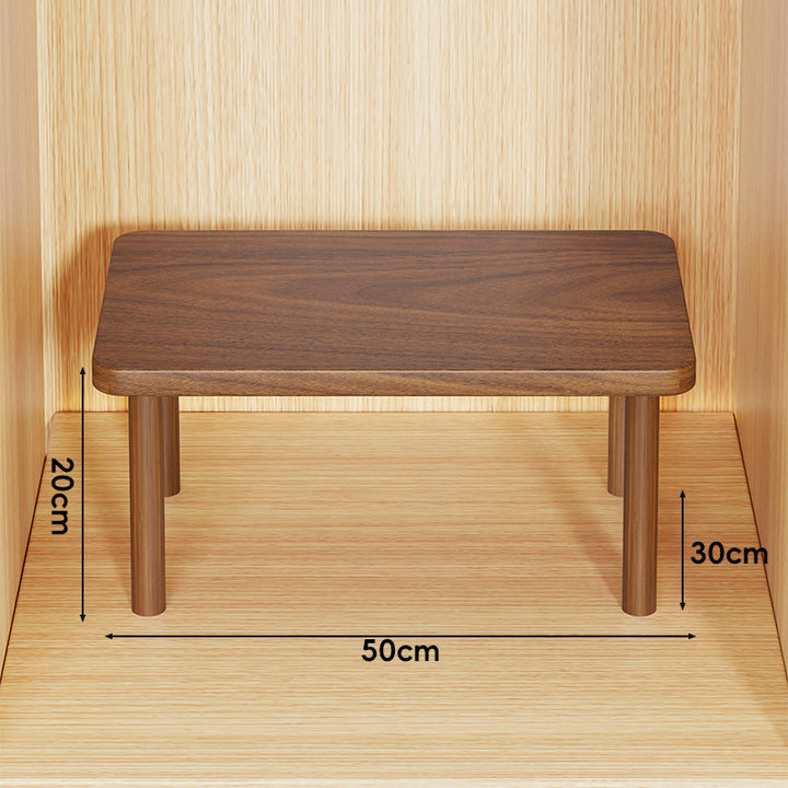 Verstellbarer Mehrhöhe Holz Monitorständer und Desktop Regal