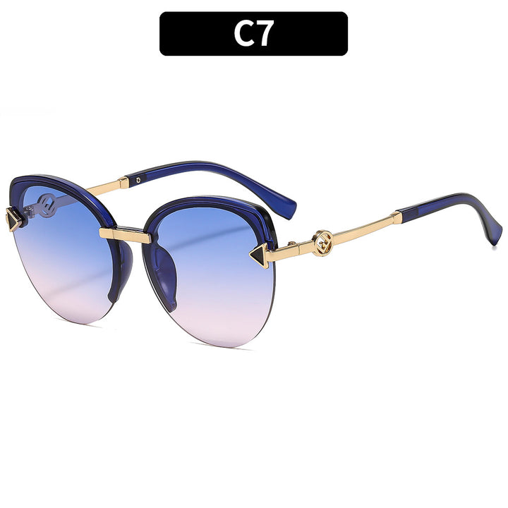 Elegante Shield Frame Sonnenbrille