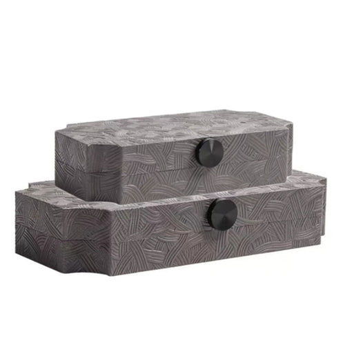 Stylische dekorative Aufbewahrungsboxen Set