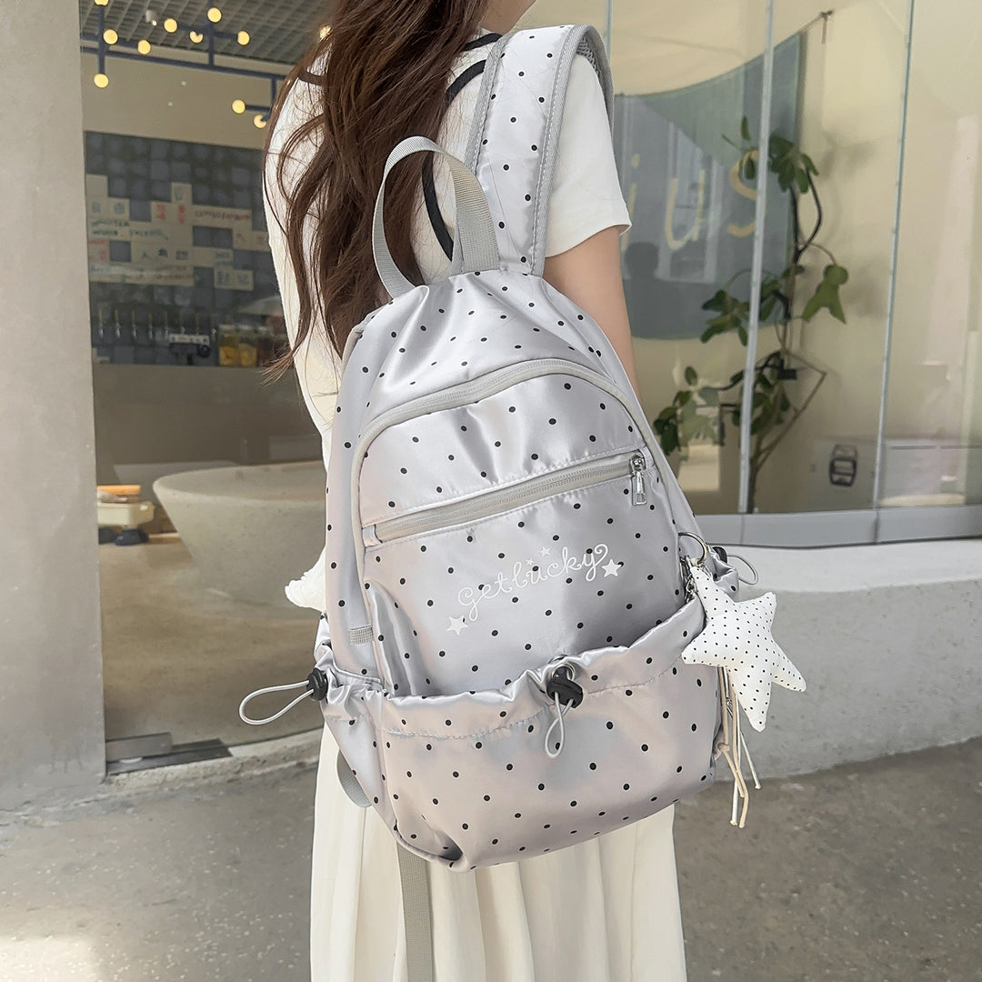 Leichte Rucksack mit Punkten Muster Karnz